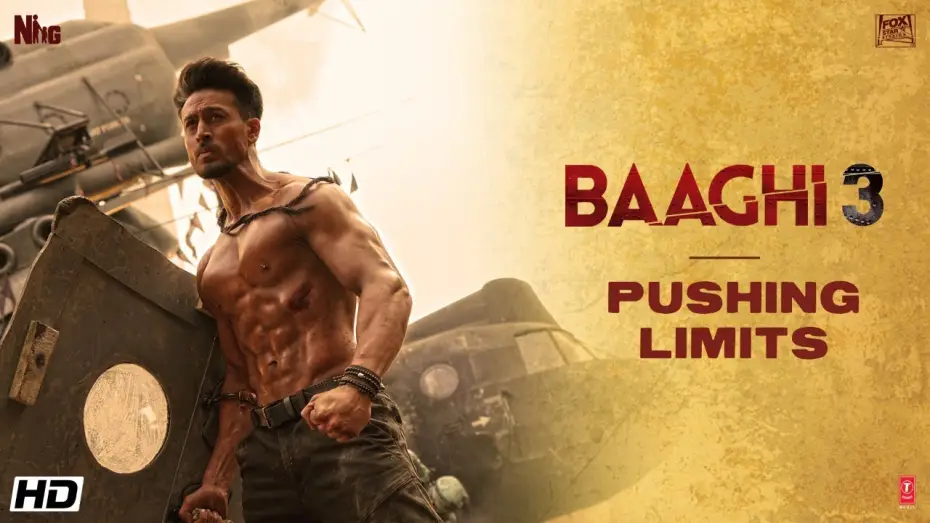 Video for the film Baaghi 3 — Pushing Limits | Tiger Shroff | Shraddha | Riteish | Sajid Nadiadwala| Ahmed Khan| Baaghi3 | 6 March