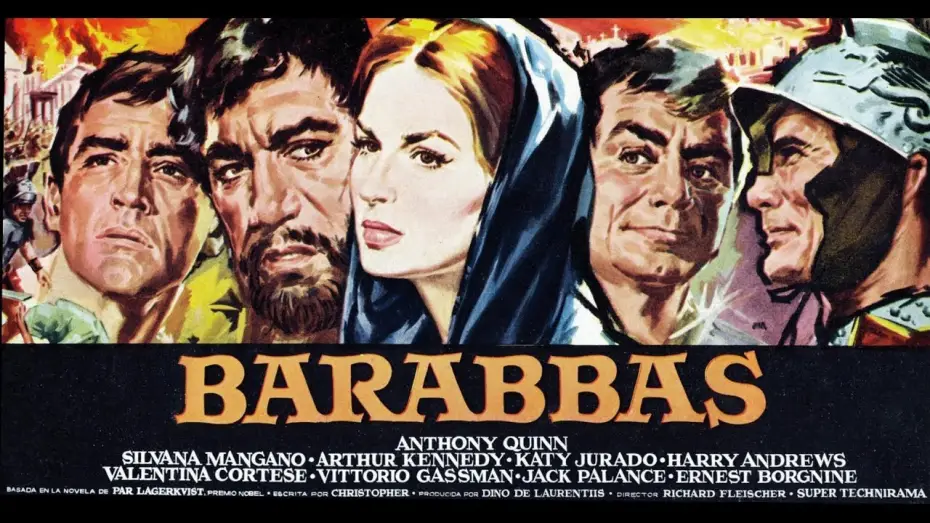 Video for the film Barabbas — Anthony Quinn in BARABBAS - Trailer (1961, OV)
