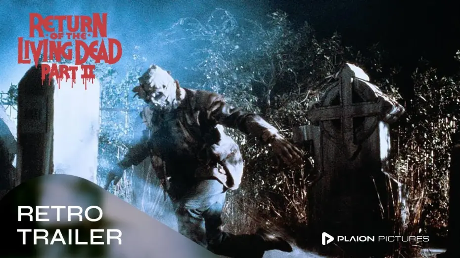 Video for the film Return of the Living Dead Part II — Retro Trailer