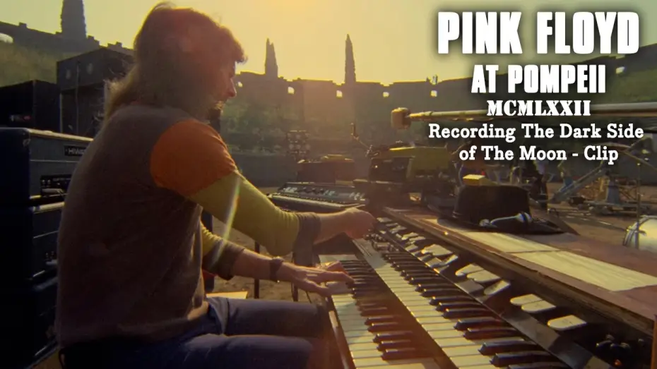 Video for the film Pink Floyd: Live at Pompeii — Recording The Dark Side of The Moon - Clip