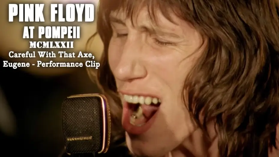 Video for the film Pink Floyd: Live at Pompeii — Careful With That Axe, Eugene - Performance Clip
