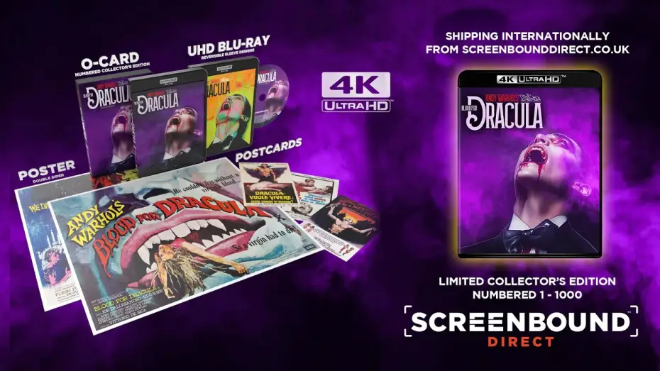 Video for the film Blood for Dracula — UHD Trailer