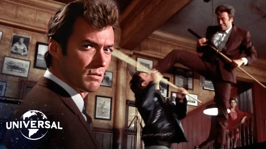 Video for the film Coogan's Bluff — The Legendary Poolhall Fight