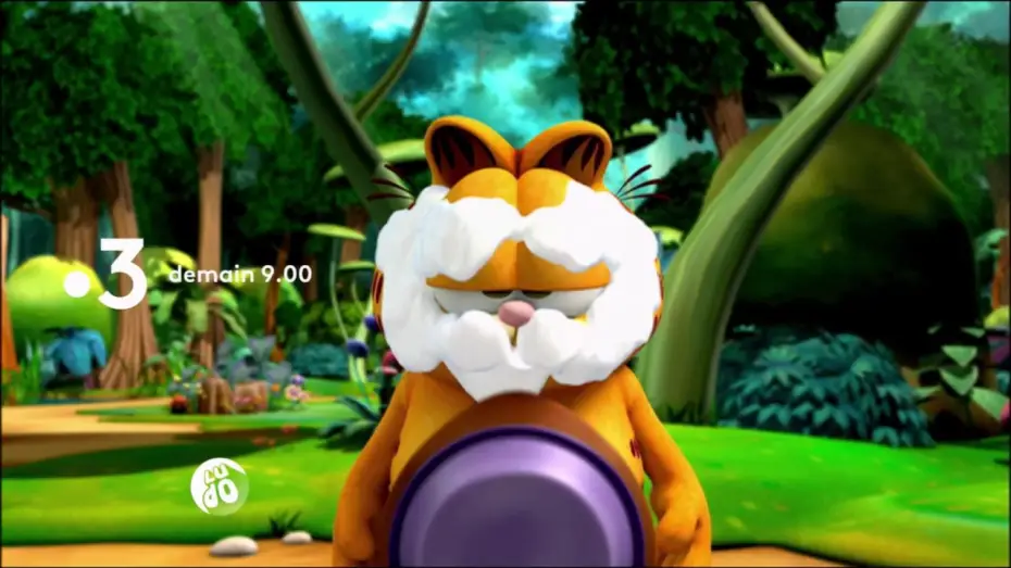Video for the film Garfield's Fun Fest — Garfield champion du rire - BA France 3