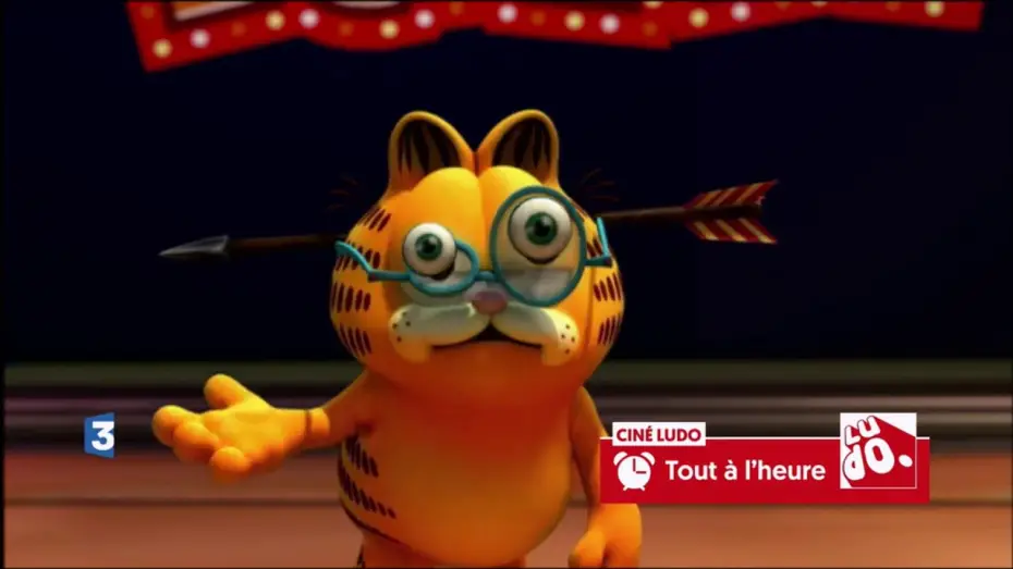 Video for the film Garfield's Fun Fest — Garfield Champion du rire  - BA France 3