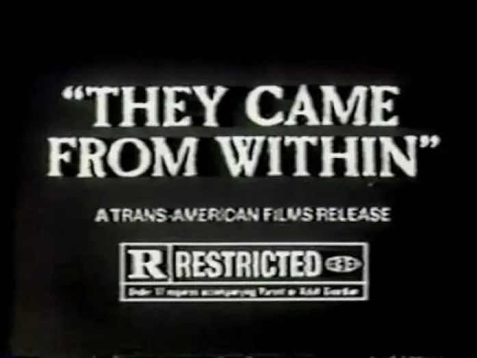 Video for the film Shivers — They Came From Within (1975) trailer