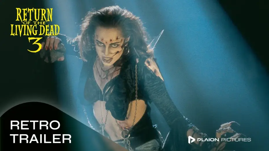 Video for the film Return of the Living Dead III — Retro Trailer