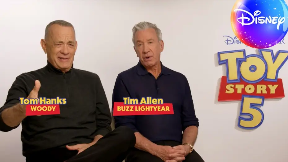 Video for the film Toy Story 5 — Tom Hanks and Tim Allen Talk Toy Story 5