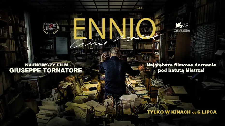 Video for the film Ennio — Zwiastun
