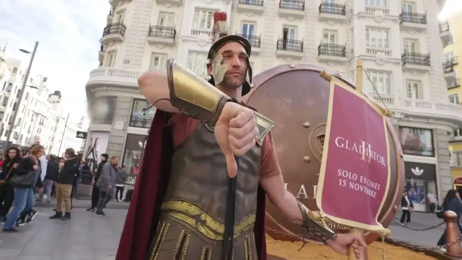Video for the film Untitled Gladiator Sequel — Gran escudo en Madrid