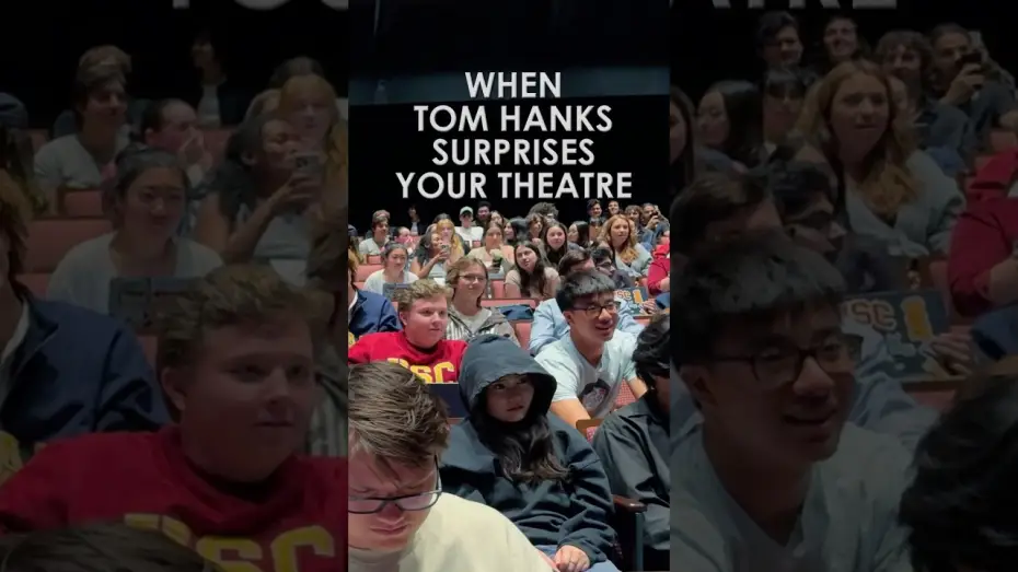 Video for the film Here — Tom Hanks Theatre Surprise