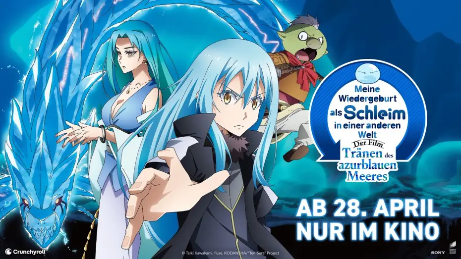 Video for the film That Time I Got Reincarnated as a Slime the Movie: Tears of the Azure Sea — Meine Wiedergeburt als Schleim in einer anderen Welt der Film | Trailer | OmU | Ab 28. April im Kino