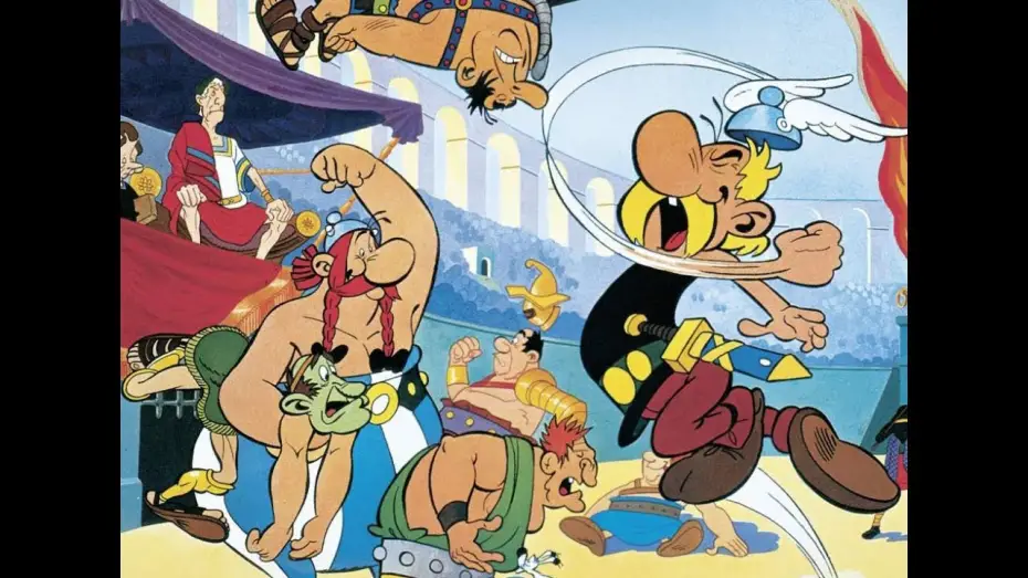 Video for the film The Twelve Tasks of Asterix — ASTERIX EROBERT ROM - Trailer (1976)