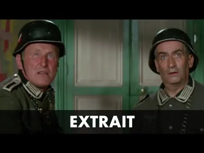 Video for the film Don't Look Now... We're Being Shot At! — La Grande Vadrouille - Extrait #3 - "Interrogatoire"