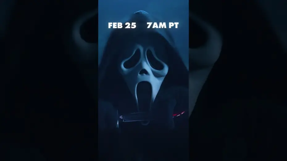 Video for the film Scream 7 — Tomorrow at 7AM PT, 700 of you get a Scream 7 shirt. 100 free shirts per hour.