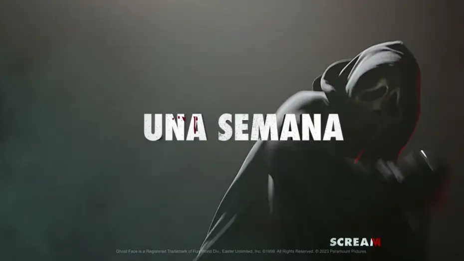 Video for the film Scream VI — Una semana