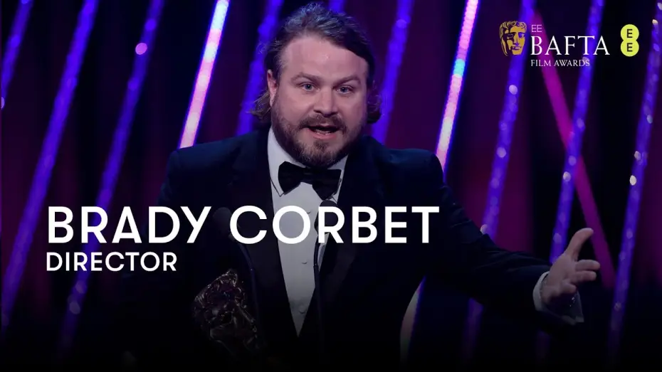 Video for the film The Brutalist — Brady Corbet wins the Director BAFTA for The Brutalist | BAFTA Film Awards 2025