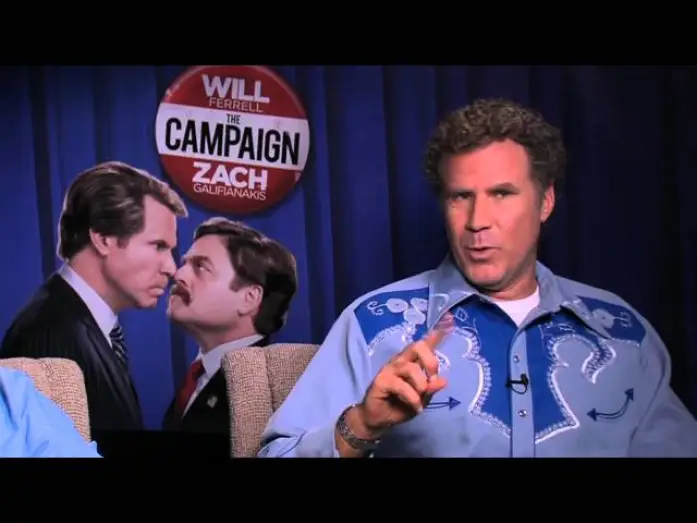 Video for the film The Campaign — Will Ferrell and Zack Galifianakis at US Junket