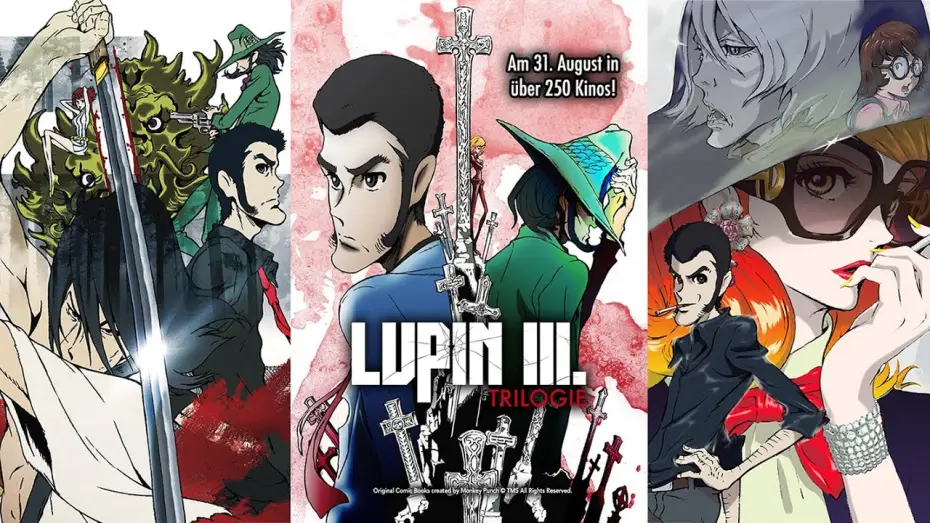 Video for the film Lupin the Third: Jigen's Gravestone — Die Lupin III.–Trilogie (Kino-Trailer)