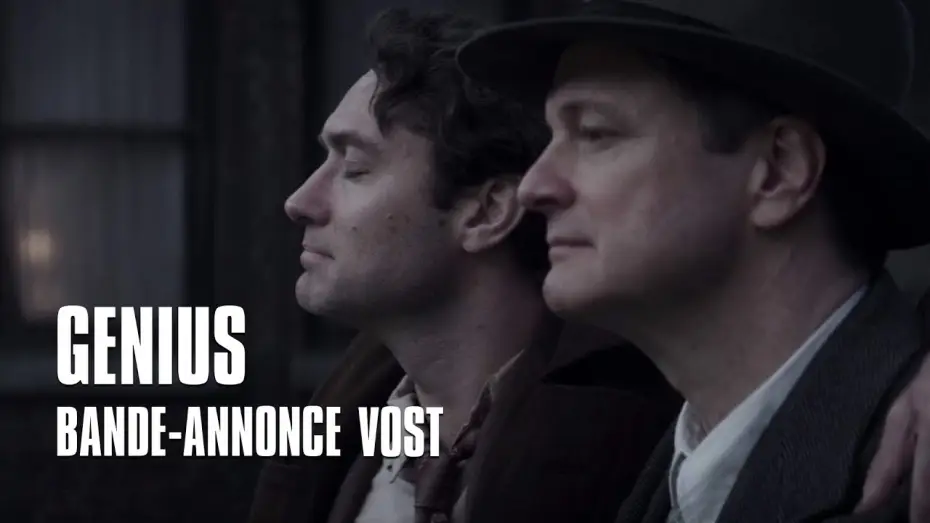 Video for the film Genius — Genius avec Colin Firth et Jude Law - Bande-Annonce VOST