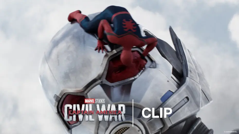 Video for the film Captain America: Civil War — Spider-Man and Team Iron Man Fight Ant-Man - Official Clip