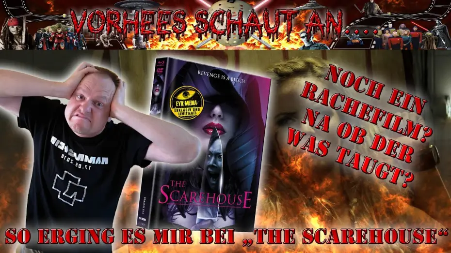 Video for the film The Scarehouse — Vorhees schaut an...THE SCAREHOUSE