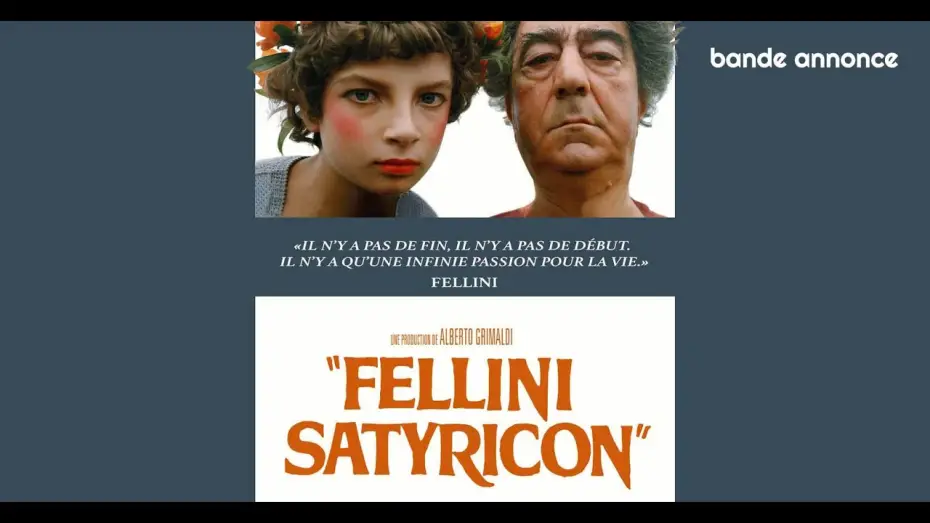 Video for the film The Degenerates — Fellini Satyricon : bande-annonce HD (2021, Solaris)