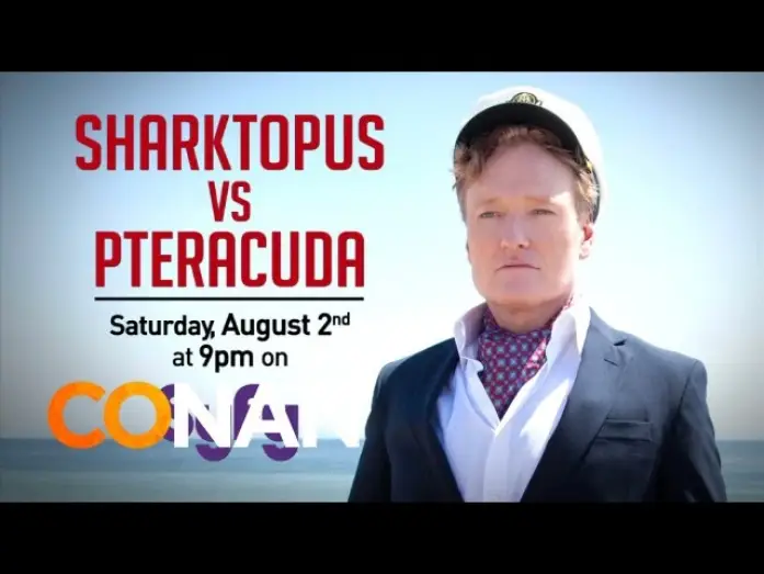 Video for the film Sharktopus vs. Pteracuda — Conan O'Brien In "Sharktopus Vs. Pteracuda"- FULL CAMEO | CONAN on TBS