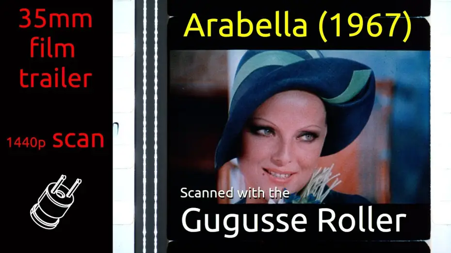 Video for the film Arabella — Arabella (1967) 35mm film trailer, flat, 1440p