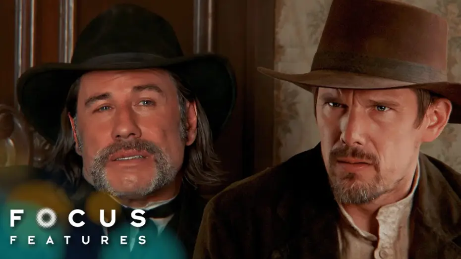 Video for the film In a Valley of Violence — Ethan Hawke and John Travolta's Intense Scene