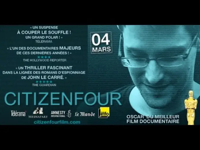 Video for the film Citizenfour — CITIZENFOUR - Bande Annonce VOST