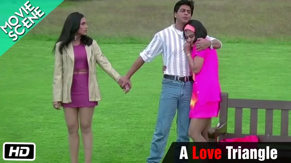 Video for the film Kuch Kuch Hota Hai — A Love Triangle - Movie Scene - Kuch Kuch Hota Hai - Shahrukh Khan, Kajol, Rani Mukerji