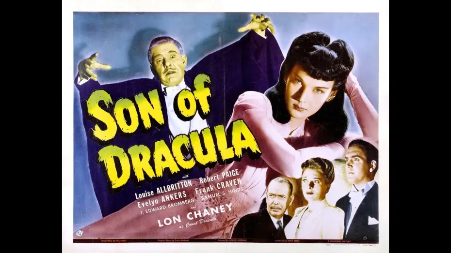 Video for the film Son of Dracula — Son of Dracula (1943), Re-Release Trailer
