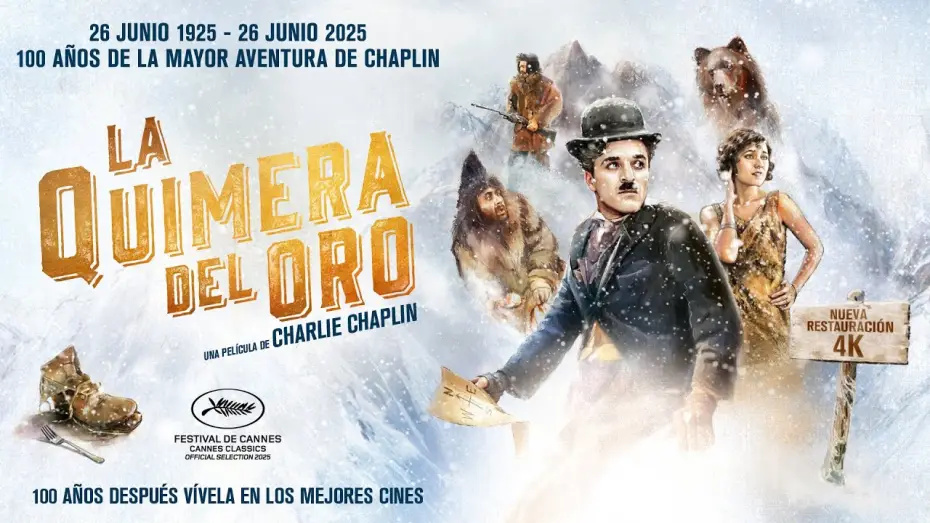 Video for the film The Gold Rush — LA QUIMERA DEL ORO - Tráiler Oficial ES (100 aniversario)