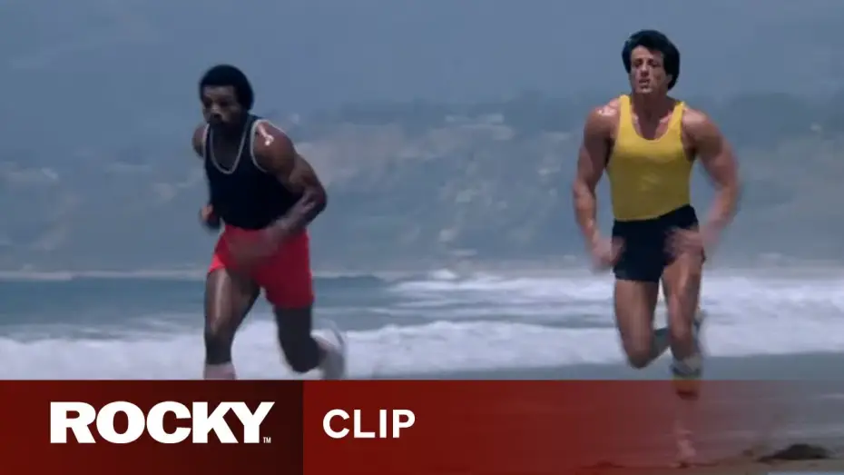 Video for the film Rocky III — Rocky Balboa Trains with Apollo Creed