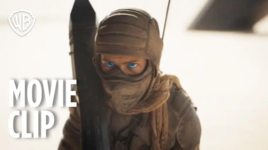 Video for the film Dune: Part Two — Timothée Chalamet & Zendaya Spice Harvester Attack - Movie Clip