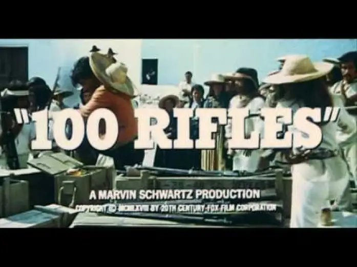 Video for the film 100 Rifles — 100 RIFLES - TRAILER