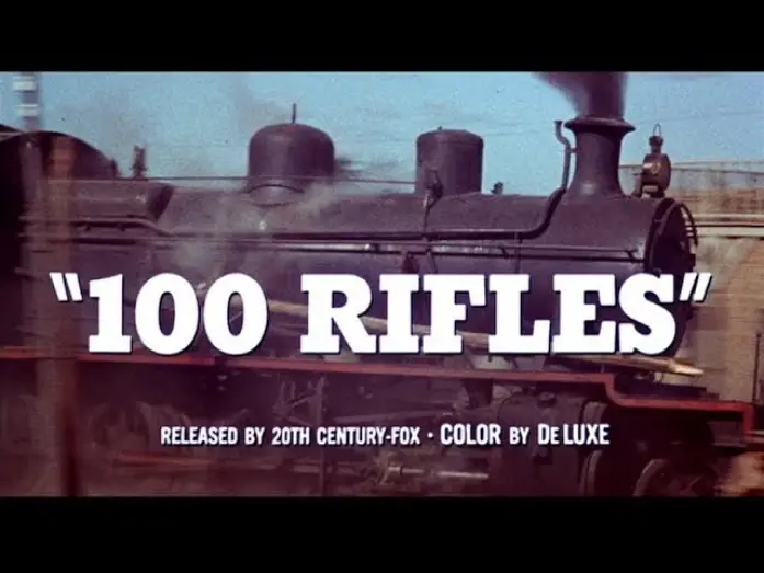 Video for the film 100 Rifles — 100 Rifles (1969, trailer) [Jim Brown, Raquel Welch, Burt Reynolds]