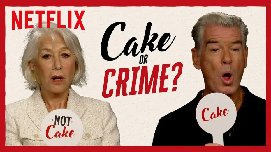 Video for the film The Thursday Murder Club — The Thursday Murder Club Stars play Cake or Crime