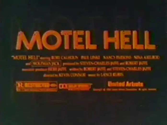 Video for the film Motel Hell — Motel Hell 1980 TV trailer