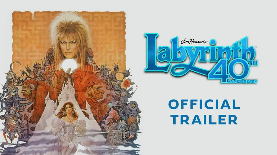 Video for the film Labyrinth — 40th Anniversary | Official 4K Trailer