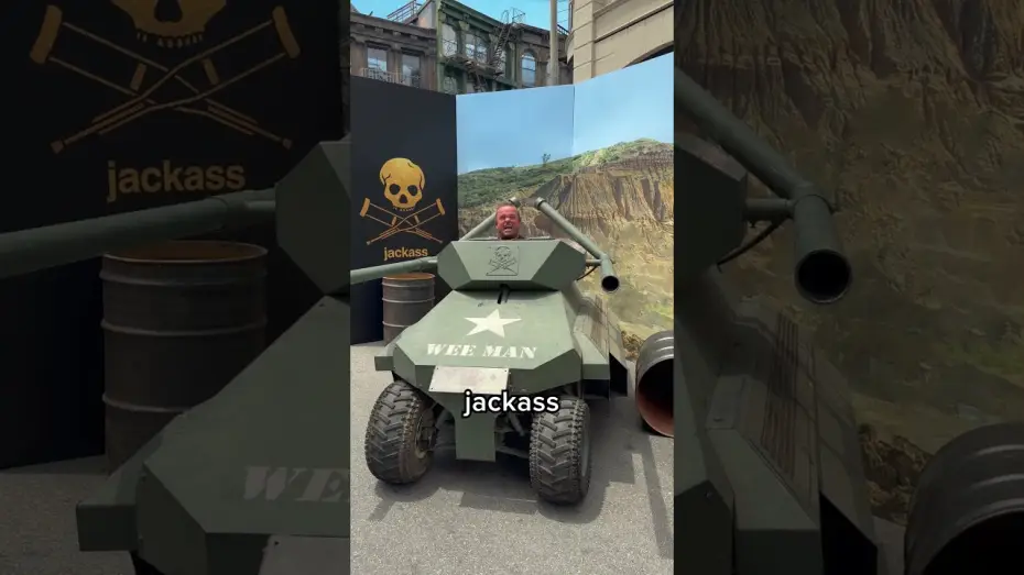 Video for the film Jackass: Best and Last — Wee Man Tank