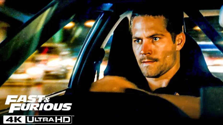 Video for the film Fast & Furious — Brian Races in the Nissan Skyline GT-R R34