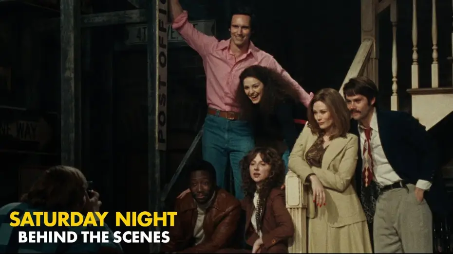 Video for the film Saturday Night — Behind the Scenes