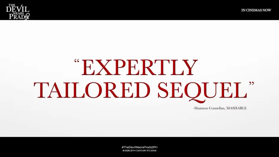 Video for the film The Devil Wears Prada 2 — Catwalk Review