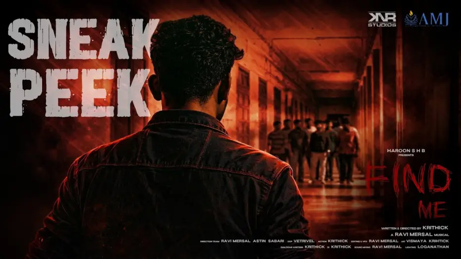 Video for the film Find Me — Find Me - Sneak Peek | Krithick | Ravi Mersal | Haroon S H B
