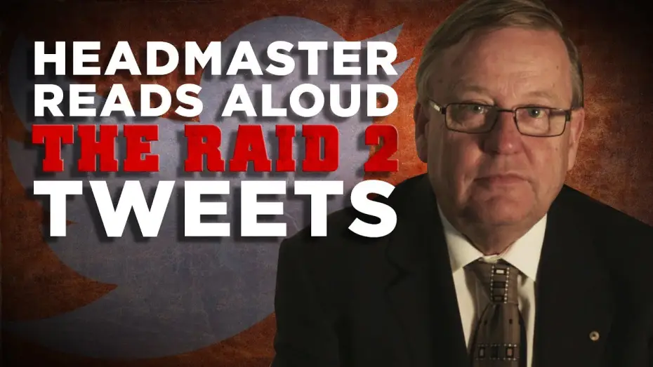 Video for the film The Raid 2 — Headmaster Reads THE RAID 2 Tweets