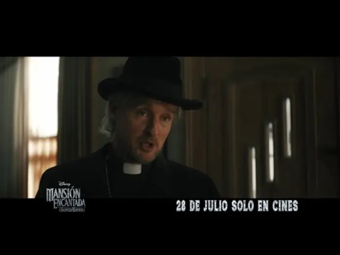 Video for the film Haunted Mansion — Anuncio: ' Atrapados para siempre'