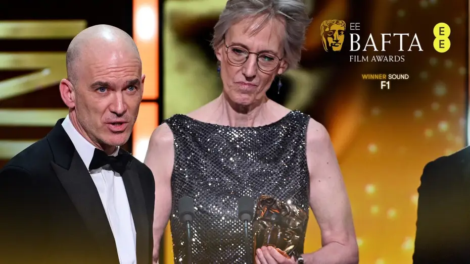 Video for the film F1 — F1 Wins The BAFTA for Sound | EE BAFTA Film Awards 2026