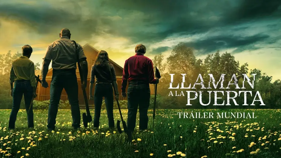 Video for the film Knock at the Cabin — Tráiler Oficial 2